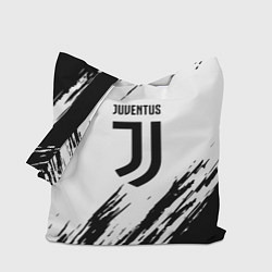 Сумка-шопер Juventus краски, цвет: 3D-принт