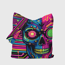 Сумка-шоппер Pop art skull - ai art