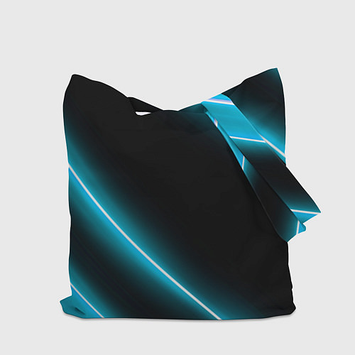 Сумка-шоппер Dead by Daylight неоновые лампы / 3D-принт – фото 2