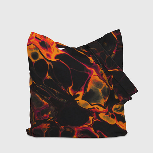 Сумка-шоппер Arsenal red lava / 3D-принт – фото 2