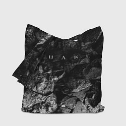 Сумка-шопер Quake black graphite, цвет: 3D-принт