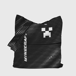 Сумка-шопер Minecraft metal game lines, цвет: 3D-принт