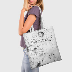 Сумка-шопер Evanescence dirty ice, цвет: 3D-принт — фото 2