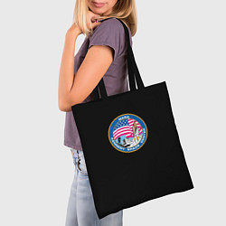 Сумка-шопер NASA usa logo, цвет: 3D-принт — фото 2