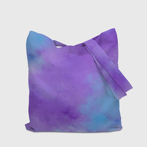 Сумка-шоппер Фиолетовый космический туман / 3D-принт – фото 2