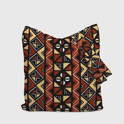 Сумка-шоппер Африканский мавританский орнамент / 3D-принт – фото 2