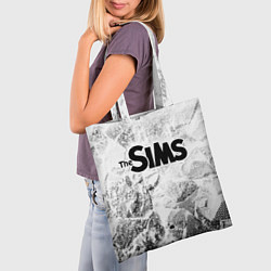 Сумка-шопер The Sims white graphite, цвет: 3D-принт — фото 2