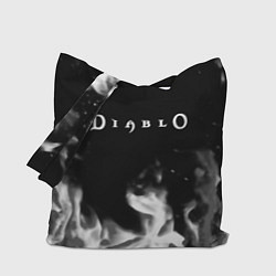 Сумка-шопер Diablo fire black, цвет: 3D-принт