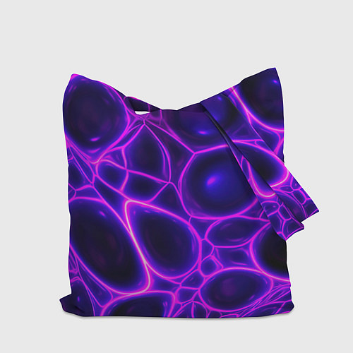 Сумка-шоппер Растекшийся Пикачу зомби на неоне / 3D-принт – фото 2