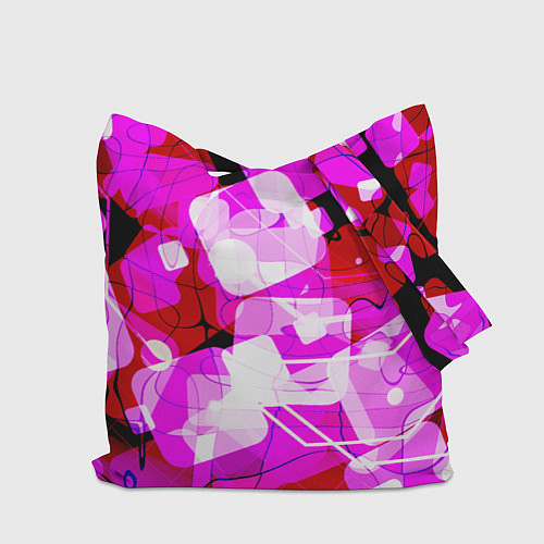 Сумка-шоппер Руки вверх Жуков и котик / 3D-принт – фото 2