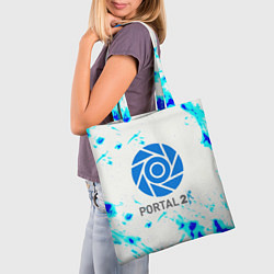 Сумка-шопер Portal краски, цвет: 3D-принт — фото 2