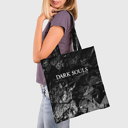 Сумка-шопер Dark Souls black graphite, цвет: 3D-принт — фото 2