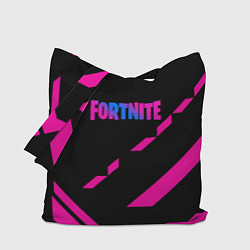 Сумка-шоппер Fortnite geometry pink