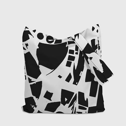 Сумка-шоппер New York yankees - abstraction / 3D-принт – фото 2