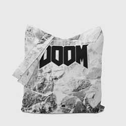 Сумка-шоппер Doom white graphite