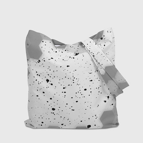 Сумка-шоппер Leeds United sport на светлом фоне по-центру / 3D-принт – фото 2