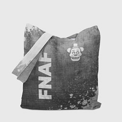 Сумка-шопер FNAF - grey gradient вертикально, цвет: 3D-принт