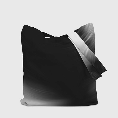 Сумка-шоппер System of a Down glitch на темном фоне по-центру / 3D-принт – фото 2