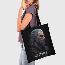Сумка-шопер The Witcher poster, цвет: 3D-принт — фото 2
