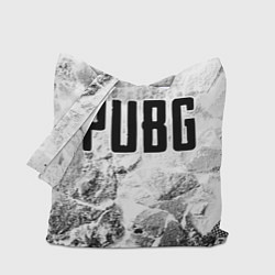 Сумка-шопер PUBG white graphite, цвет: 3D-принт