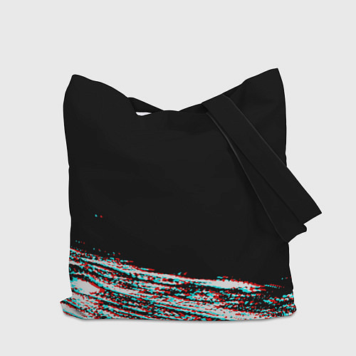 Сумка-шоппер Киберпанк 2077 огненное лого / 3D-принт – фото 2