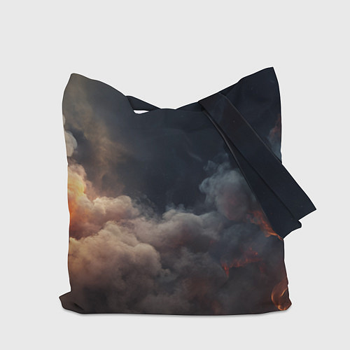 Сумка-шоппер Deadlock лого и туман / 3D-принт – фото 2