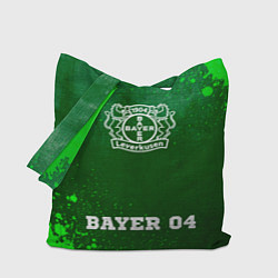 Сумка-шопер Bayer 04 - green gradient по-центру, цвет: 3D-принт
