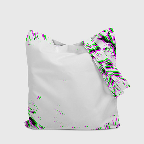 Сумка-шоппер Vrising глитч краски / 3D-принт – фото 2