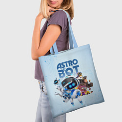 Сумка-шопер Astro Bot - Game, цвет: 3D-принт — фото 2