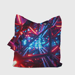 Сумка-шоппер Неоновые трубки