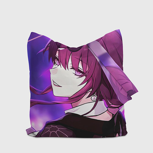 Сумка-шоппер Honkai Star Rail Kafka violet light / 3D-принт – фото 2