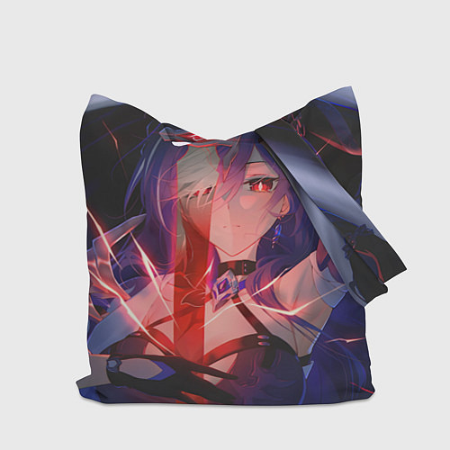 Сумка-шоппер Honkai Star Rail Black Swan beauty / 3D-принт – фото 2