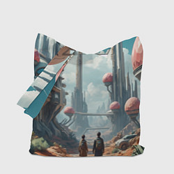 Сумка-шопер Планета фантастика, цвет: 3D-принт