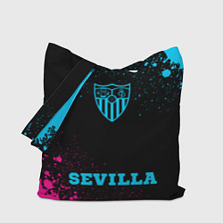 Сумка-шопер Sevilla - neon gradient по-центру, цвет: 3D-принт