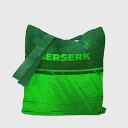 Сумка-шопер Berserk - green gradient посередине, цвет: 3D-принт