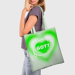 Сумка-шопер Got7 сердце, цвет: 3D-принт — фото 2