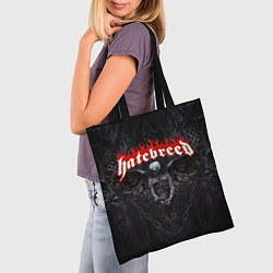 Сумка-шопер Hatebreed hardcore, цвет: 3D-принт — фото 2