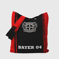 Сумка-шопер Bayer 04 - red gradient по-центру, цвет: 3D-принт