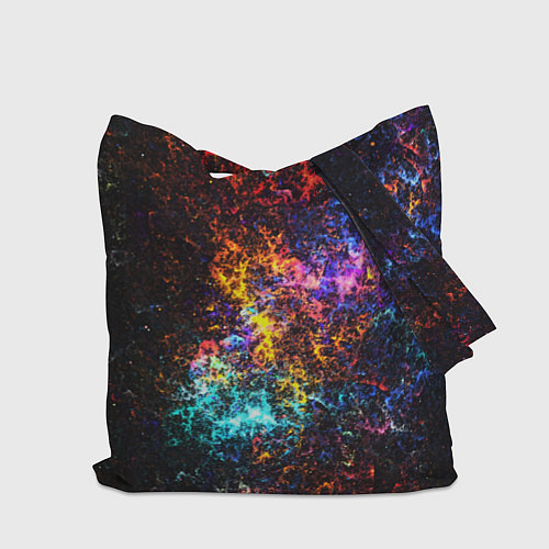 Сумка-шоппер Космические краски текстура / 3D-принт – фото 2