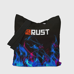Сумка-шоппер Rust neon flame