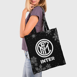 Сумка-шопер Снежный Inter, цвет: 3D-принт — фото 2