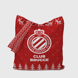 Сумка-шоппер Новогодний Club Brugge с оленями