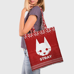 Сумка-шопер Новогодний Stray, цвет: 3D-принт — фото 2
