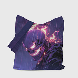 Сумка-шопер Ghost Rider - Neon rain, цвет: 3D-принт