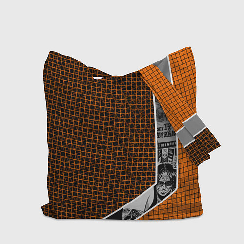 Сумка-шоппер Девушка с желтыми глазами / 3D-принт – фото 2
