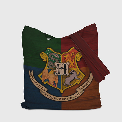 Сумка-шоппер Hogwarts emblem / 3D-принт – фото 2