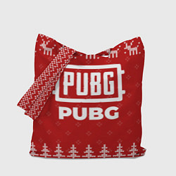 Сумка-шоппер Новогодний PUBG с оленями