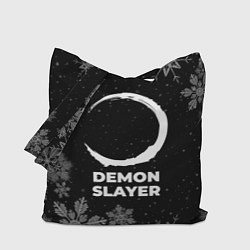 Сумка-шопер Снежный Demon Slayer, цвет: 3D-принт