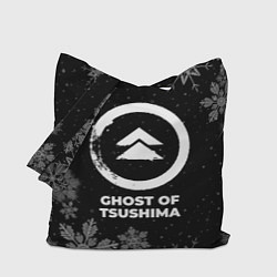 Сумка-шопер Снежный Ghost of Tsushima, цвет: 3D-принт