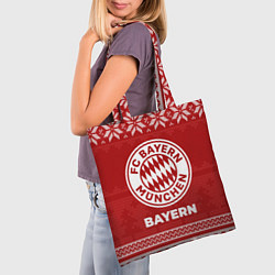 Сумка-шопер Новогодний Bayern, цвет: 3D-принт — фото 2